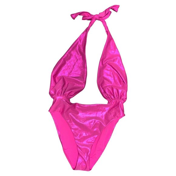 Urban Outfitters Other - Urban Outfitters & Out From Under, Metallic Pink One-Piece Swimsuit, Medium, NWT